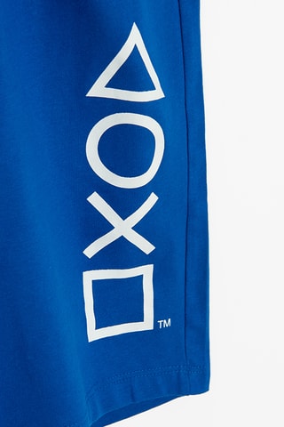 Pyjama Playstation - Blanc et bleu roi