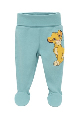 2 pantalons Simba Le Roi Lion Disney - Beige et bleu clair