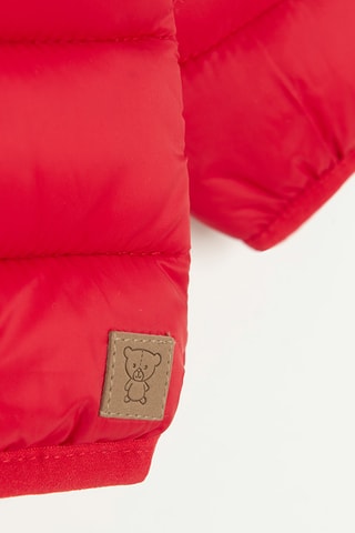 Doudoune à capuche - Rouge