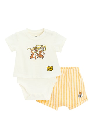 Body et short Tic et Tac Disney - Beige