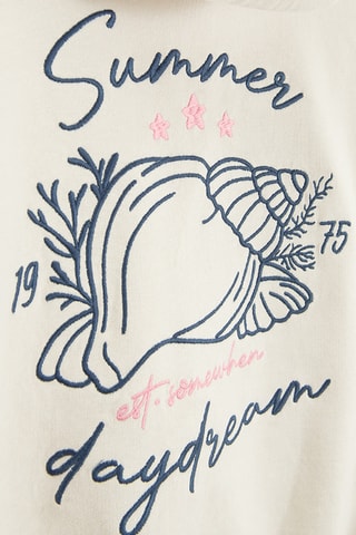 Sweat à capuche - Beige