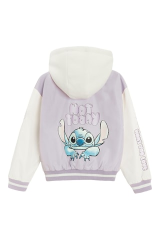 Teddy à capuche Stitch Lilo et Stitch Disney - Mauve