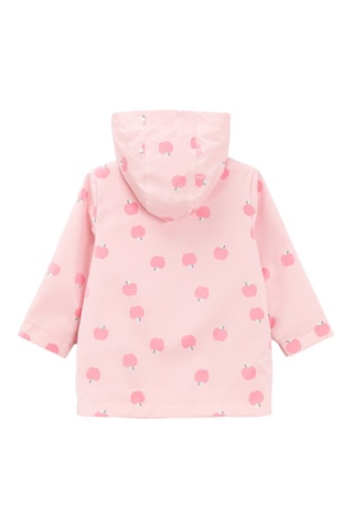 Imperméable à capuche - Corail
