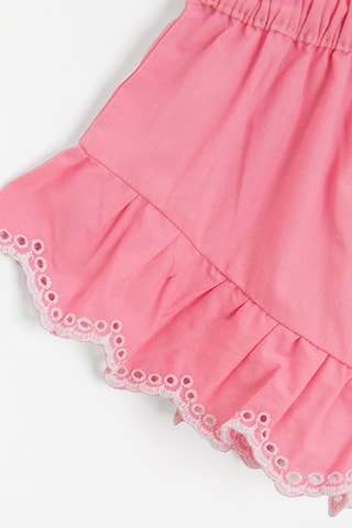 Body et short - Blanc et rose