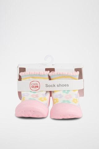 Baskets-chaussettes - Ecru