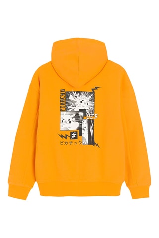 Sweat à capuche Pikachu Pokemon - Orange
