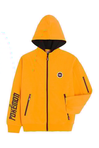 Sweat à capuche Pikachu Pokemon - Orange