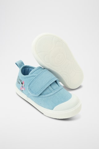 Tennis en jean Minnie Disney - Bleu clair