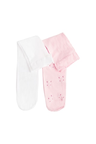 2 paires de collants - Rose