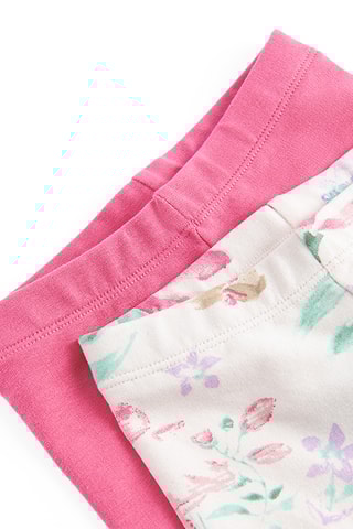 2 leggings - Rose
