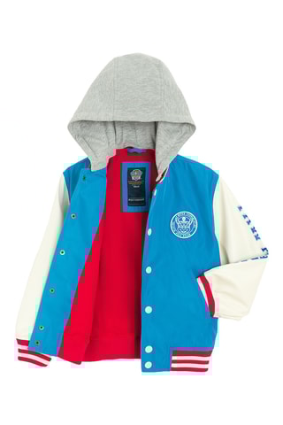 Teddy à capuche Marcus Pat’ Patrouille - Bleu clair