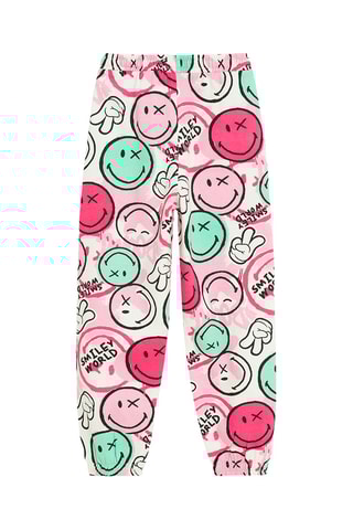 Jogging Smiley - Blanc