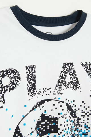 Pyjama - Bleu marine et blanc