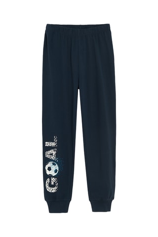 Pyjama - Bleu marine et blanc