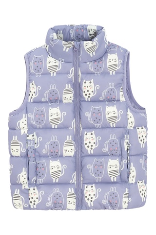 Doudoune sans manches - Violet