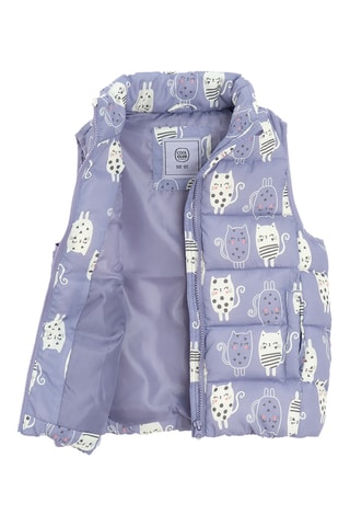 Doudoune sans manches - Violet