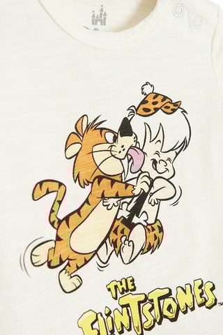 Combinaison Bamm-Bamm Rubble et Hoopy Flintstones - Blanc