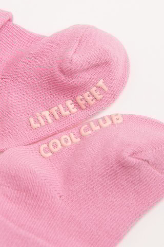 5 paires chaussettes antidérapantes - Gris clair chiné et blanc