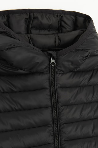 Doudoune à capuche - Noir