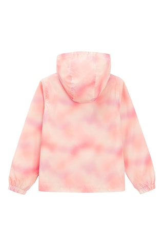 Veste à capuche tie and dye - Rose