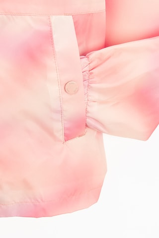 Veste à capuche tie and dye - Rose