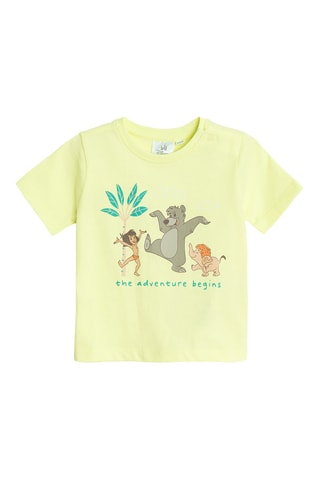 T-shirt Le Livre de la Jungle Disney - Vert fluo