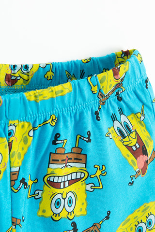 Pyjama Bob l’éponge - Jaune et turquoise