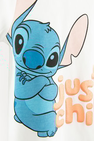 3 t-shirts Stitch Lilo et Stitch Disney - Blanc