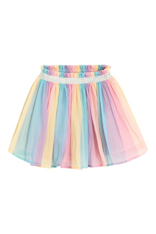 Jupe plissée en tulle - Rose