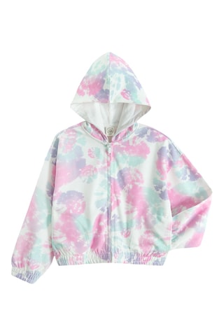 Sweat tie and dye - Blanc et rose