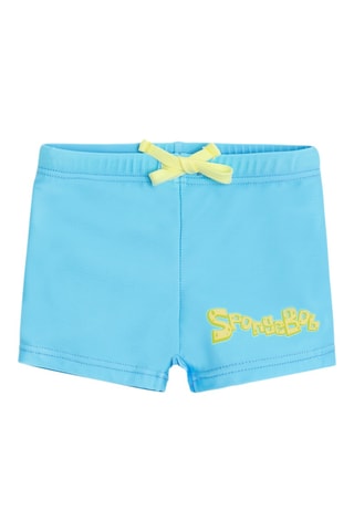 T-shirt et short de bain Bob l’éponge - Ciel et jaune