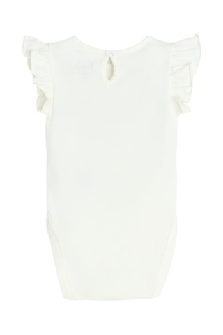 Body et short - Blanc et orange