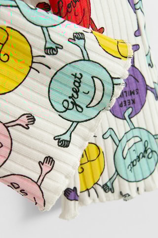 Pantalon Titi Titi et Grosminet Looney Tunes - Ecru