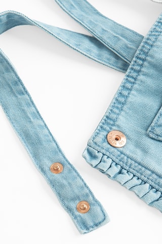 Robe salopette en jean - Bleu cobalt