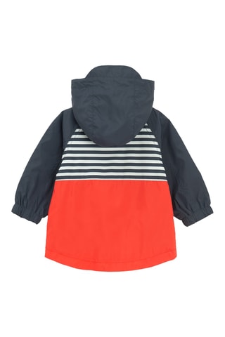 Veste à capuche - Rouge et anthracite