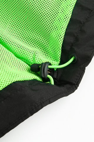 Veste à capuche - Noir et gris