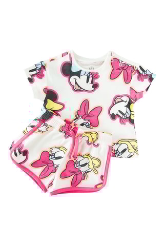 T-shirt et short Minnie et Daisy Disney - Blanc