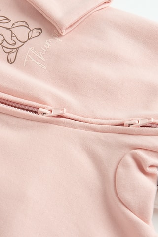 2 grenouillères Bambi Disney - Blanc et rose poudré