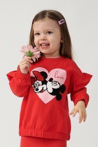 Sweat Minnie Disney - Rouge