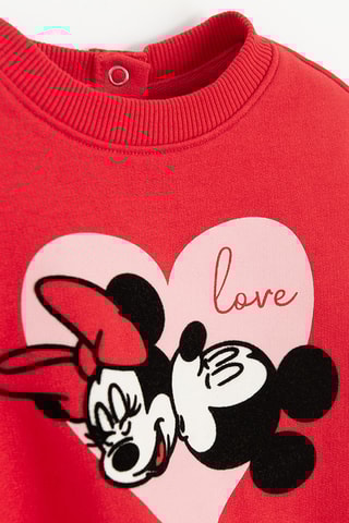 Sweat Minnie Disney - Rouge