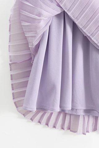 Robe plissé - Violet