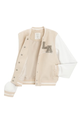 Teddy - Beige et blanc