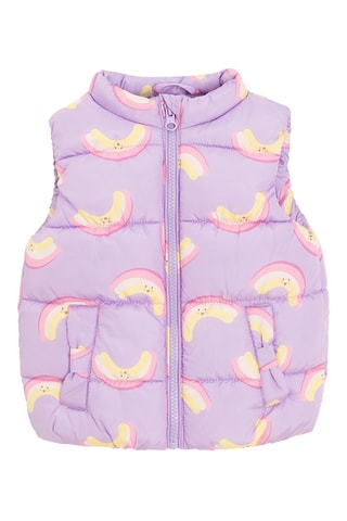 Doudoune sans manches - Violet