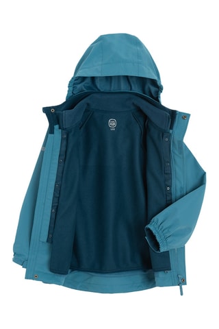 Veste à capuche 2-en-1 - Bleu