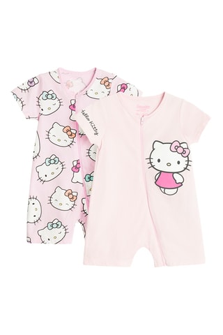 2 combinaisons Hello Kitty Sanrio - Rose