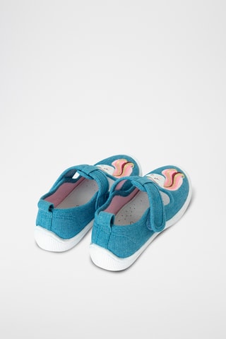 Tennis en jean - Bleu clair