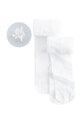 2 paires de collants - 20 deniers - Blanc