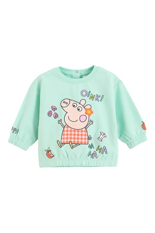 Sweat Peppa Pig - Vert d’eau