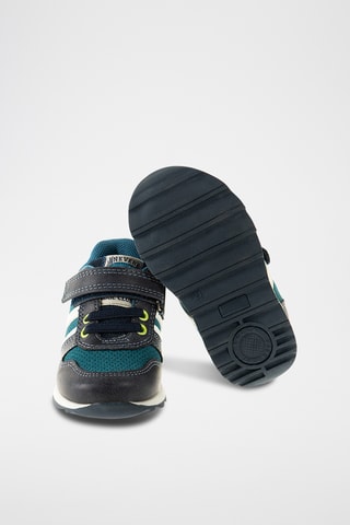 Baskets en cuir - Bleu marine