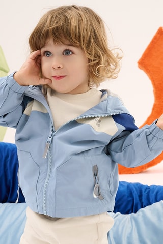 Veste à capuche - Bleu pétrole